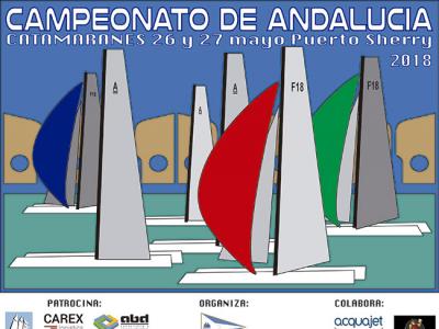 Unos 30 catamaranes se disputan el título de campeón de Andalucía este fin de semana en Puerto Sherry