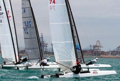 Valencia corona a los nuevos campeones de la Copa de España Catamaranes