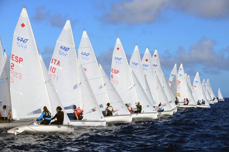 Vela de primer nivel en el cierre de la Semana Olímpica Canaria de Vela Vela de primer nivel en el cierre de la Semana Olímpica Canaria de Vela