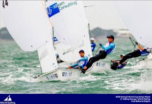 Word Cup de Miami Joaquín Blanco se mantiene líder en Laser Word Cup de Miami Joaquín Blanco se mantiene líder en Laser
