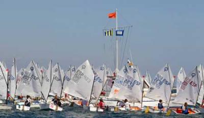 Éxito total en el Trofeo Fira i festes de Gandía de Vela infantil 