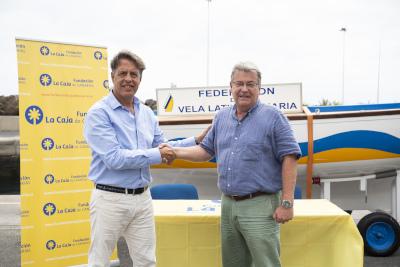 La Fundación La Caja de Canarias renueva su compromiso y suma 32 años de apoyo a la Vela Latina Canaria 