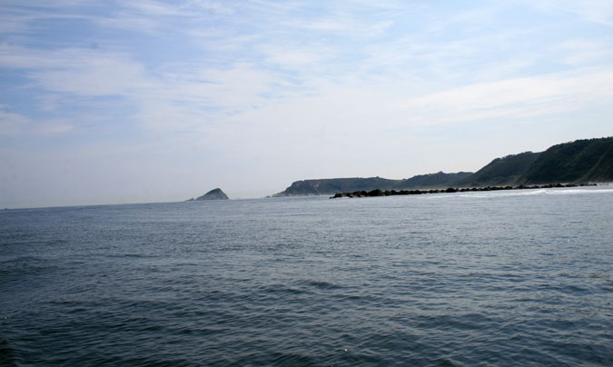 La costa para el E desde la barra La costa para el E desde la barra