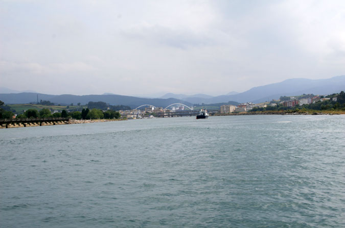 Canal de encauzamiento del Navia Canal de encauzamiento del Navia