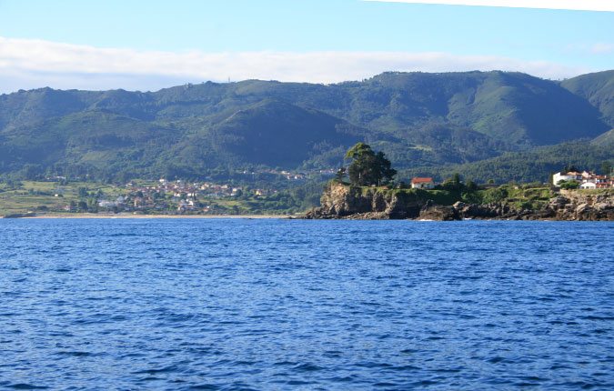 Punta de la Isla desde el W Punta de la Isla desde el W