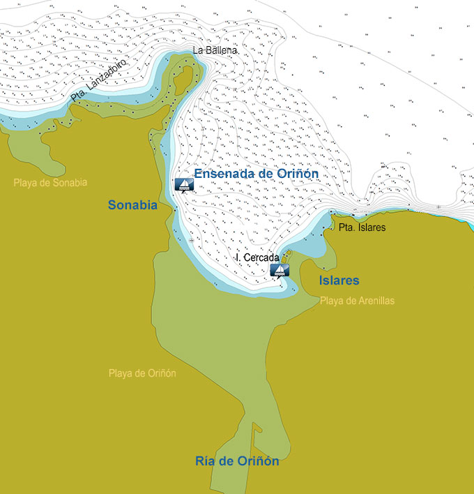 Plano de la Ensenada de Oriñón Plano de la Ensenada de Oriñón