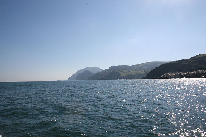 La costa hacia el E La costa hacia el E