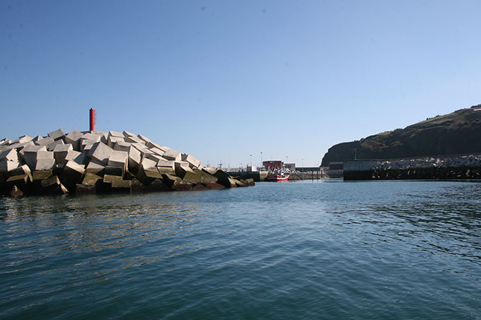 Punta del dique N de Laredo Punta del dique N de Laredo