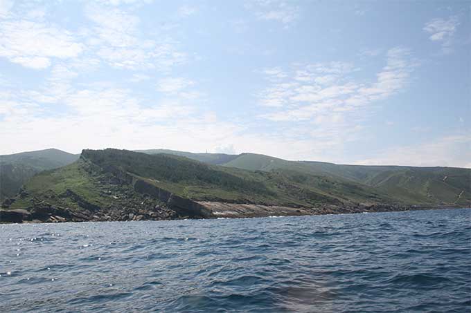 La costa al SSW La costa al SSW