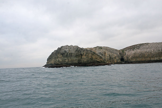 Isla de la Virgen del Mar desde el NNW Isla de la Virgen del Mar desde el NNW