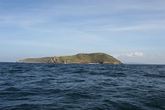 Norte de Ons desde la mar Norte de Ons desde la mar