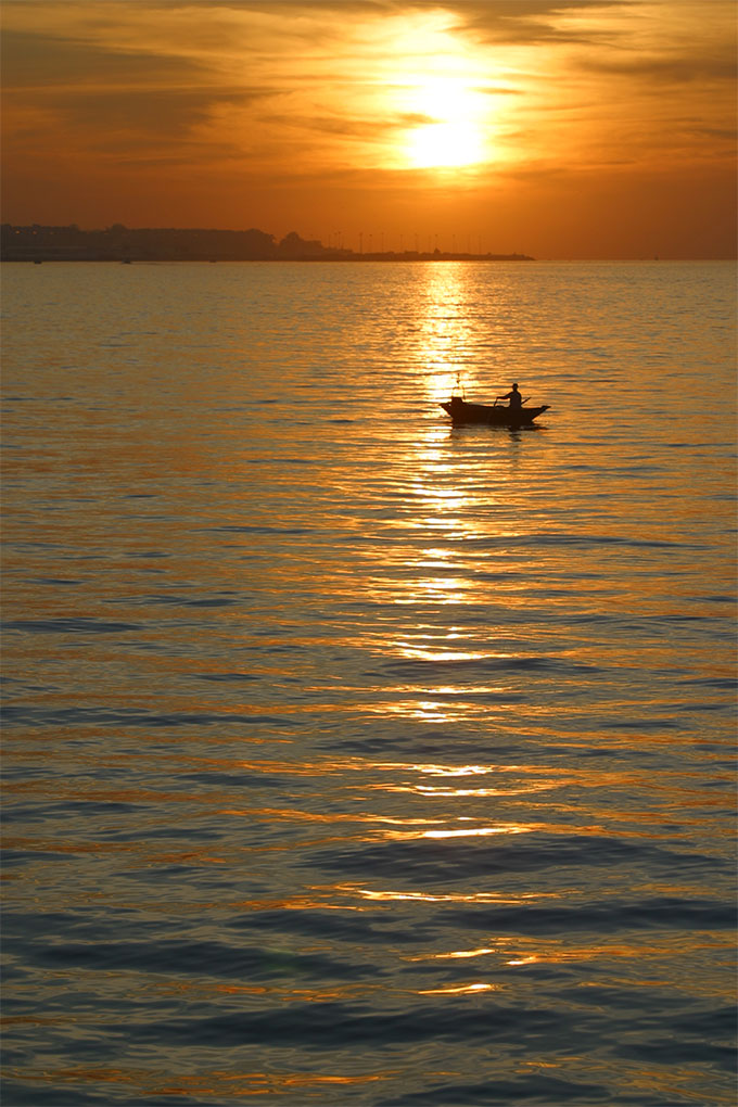 Pescando al ocaso Pescando al ocaso