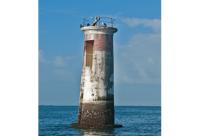 04450 Bajo Lobeira de Cambados. Torre baliza. Ría de Arousa