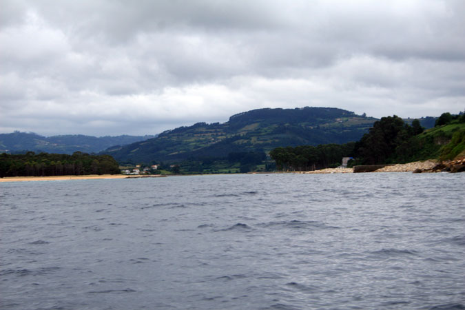 La ría arribando de Tazones La ría arribando de Tazones