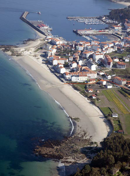 Praia de Coira / Porto Sin (Porto do Son)
