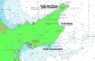 Fondeo sin regular en Calas. De Alcudia a Pollença Fondeo sin regular en Calas. De Alcudia a Pollença