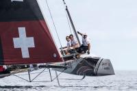 Alinghi y Red Bull Sailing Team se pelean el podio en la 2ª jornada del Acto en Madeira de Extreme Sailing Series™