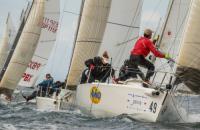 Eurofrits & Aviko Newindfoods de Javier Padrón, nuevo líder en la recta final del Mundial de J80 en Baiona