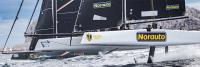 Franck Cammas y Adam Minoprio juntos a bordo de Norauto en la final del circuito GC32 Racing Tour en Marsella