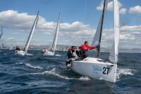 Primer acto de la Spring Mediterranean Cup  J70 en aguas de Barcelona