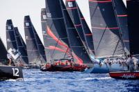 Excelente ensayo general de los 13 barcos que competirán en Puerto Portals 