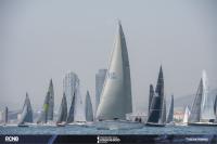 El viento colaboró en la intensa jornada del Trofeo de vela Conde de Godó