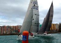 El viento ha sido el protagonista de la primera jornada de la Semana Grande de Cruceros