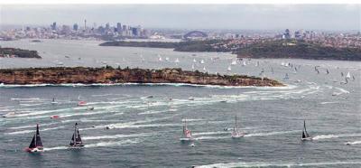 Espectacular salida de la Rolex Sydney Hobart 2015 Espectacular salida de la Rolex Sydney Hobart 2015