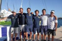 Beccaria y Andrieu (Alla Grande Pirelli), ganadores de la Transat Jacques Vabre.  Amarris e IBSA completan el podio