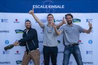 Estrategia segura planificada por el líder de La Solitaire du Figaro Paprec, Dolan, en una prueba de alto estrés y viento suave