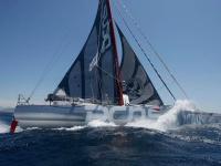 Marc Thiercelin machaca el record de cruzar el Mediterráneo  en solitario