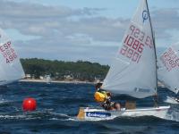 1ª jornada del Trofeo de optimist, Laser 4.7 y 420 que organiza el CND Riveira.