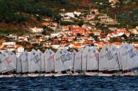 2ª Jornada del Meeting Internacional de Optimist que se está celebrando en la Ría de Vigo 