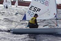 Alicia Cebrián, Kevin Cabrera y Alba Elejabeitia, en el Trofeo SAR Princesa Sofía