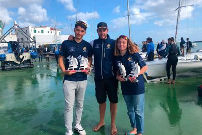 Andrea Stinga y Gabriel Gallego protagonistas del Campeonato de Canarias de 420 Andrea Stinga y Gabriel Gallego protagonistas del Campeonato de Canarias de 420