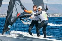 Avance informativo: Los campeones olímpicos Diego Botín y Florian Trittel se cuelgan también el oro en el Mundial de 49er,