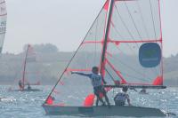 Carlos Robles y Florian Trittet se proclama, invictos, vencedores de la Copa de España de 29 er en aguas de la bahía de Santander.