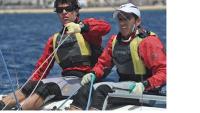  Gustavo del Castillo y Felipe Llinares, líderes en Lanzarote a falta de una jornada del nacional de snipe