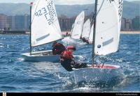 La falta de viento protagonizó el Trofeo de Otoño de Vela ligera del Real Club Astur de Regatas. 