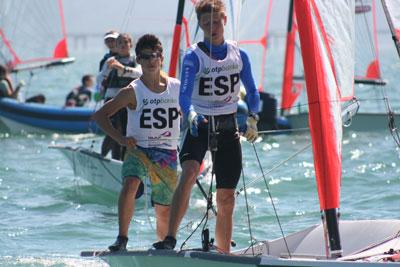 Magnifica jornada velistica en la Copa de España de 29er. Robles/Trittel,que dieron un magnifico recital de buen navegar Magnifica jornada velistica en la Copa de España de 29er. Robles/Trittel,que dieron un magnifico recital de buen navegar