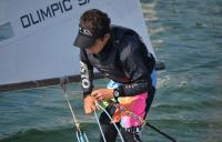 María Bover lidera la clasificación del IV Trofeo Ciudad de Cartagena para la clase Optimist 