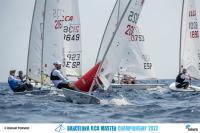 Mònica Azón, triple victoria en la regata  Barcelona Ilca Master Championship 2022