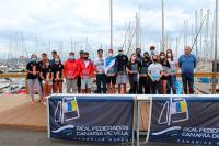 Pol Nuñez y Patricia Caballero se coronan en el Trofeo Naviera Armas - 3er Clasificatorio de Ilca 4