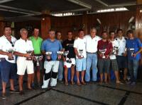 Tabares y Morales, en Snipe, y Sergio Cantero y Juan C. Rodríguez, en Ideal 18, campeones de Canarias