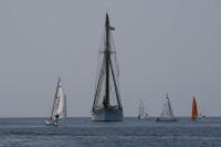Yannick Marquéz, ganador de la II Vuelta a Menorca en patín a vela